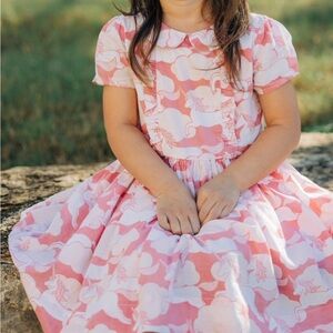 Mini Boden Unicorn Cloud-Print Dress | 4-5